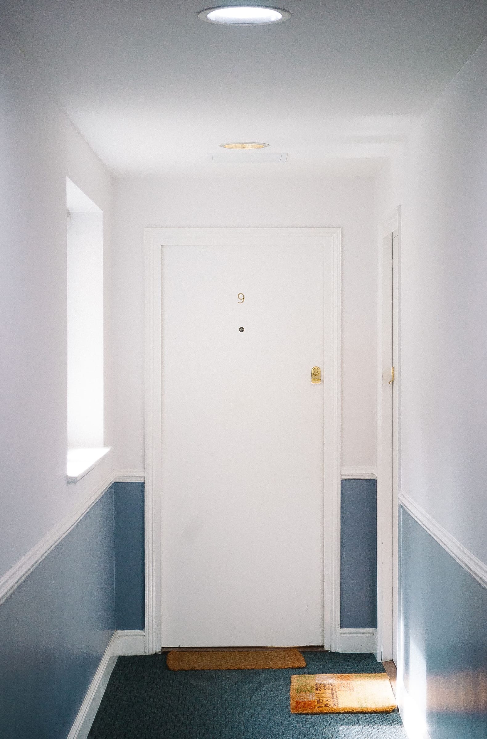 A numbered apartment door — a landlord may not change the locks in Ontario during a tenancy